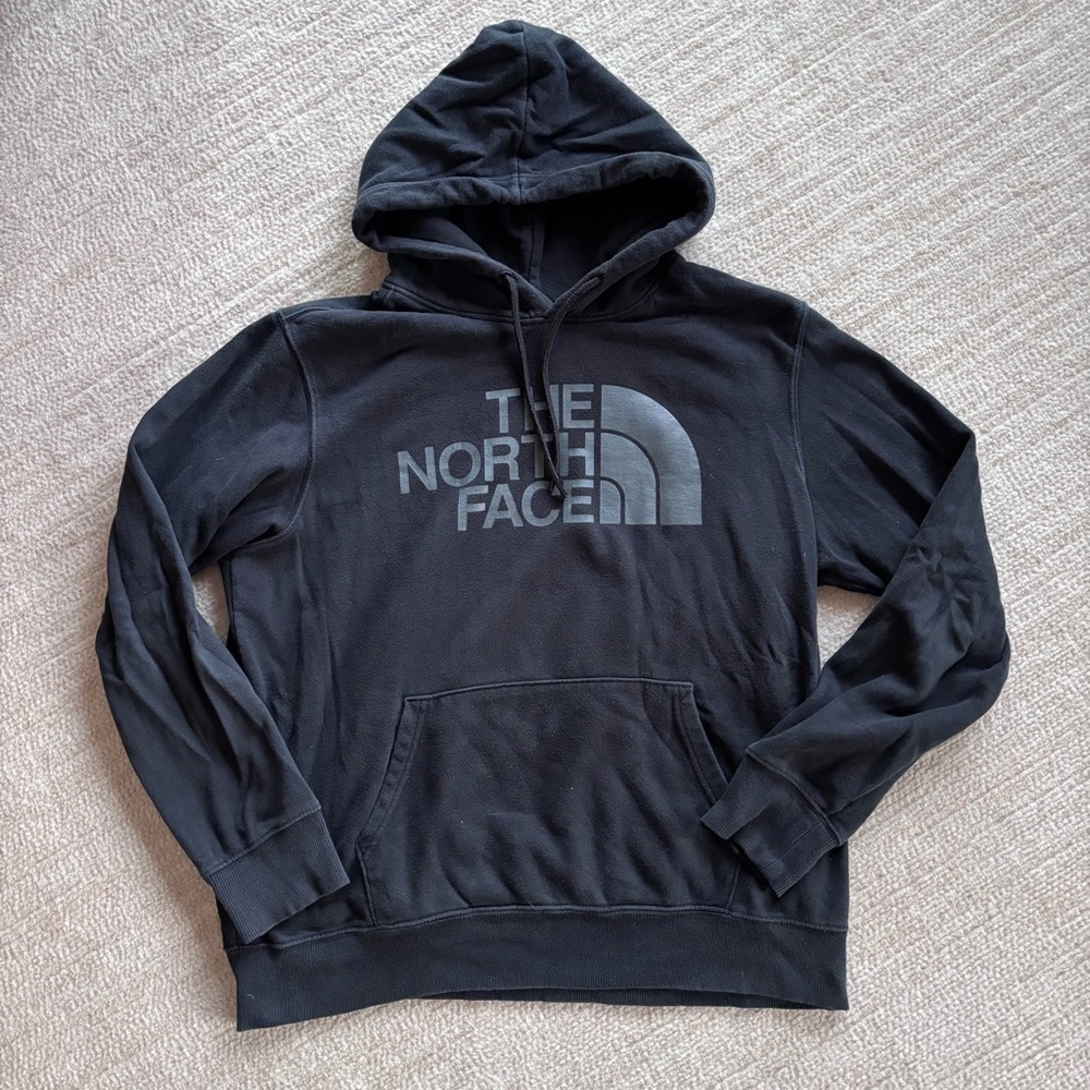 The North Face Black Pullover Hoodie with Tonal Logo